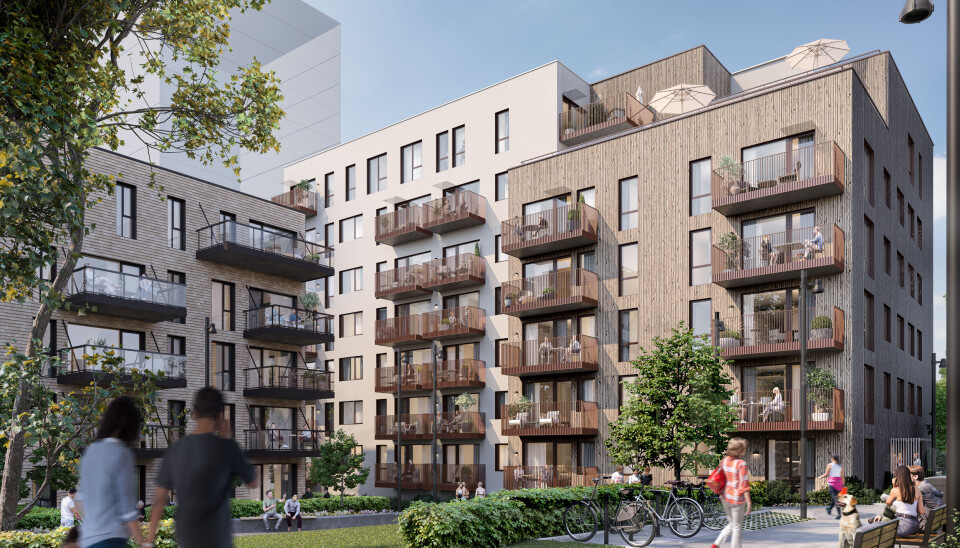 Smelteverket 3 består av 60 leiligheter fra 42 til 130 kvadratmeter.