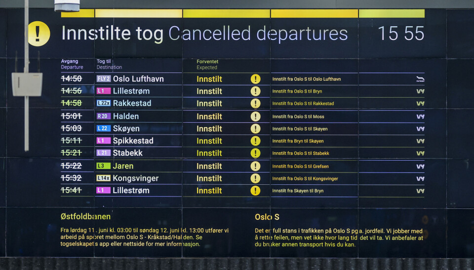 Mindre av dette i 2025, lover Bane Nor. Foto: Ørn E. Borgen / NTB
