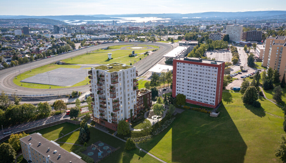 Pilar Bjerke er lokalisert nord i Hovinbyen, ved Bjerke travbane. Prosjektet er tegnet av A-Lab arkitekter.