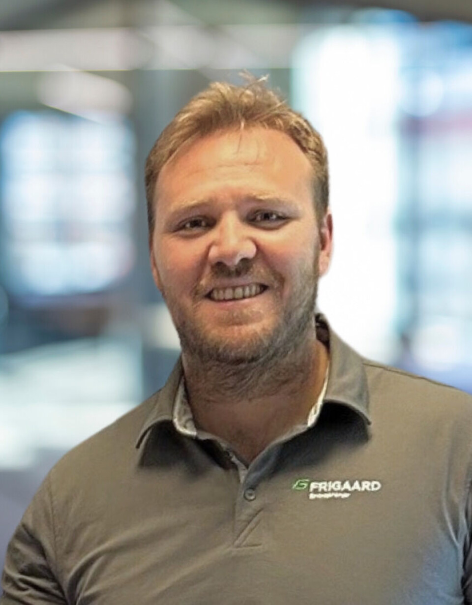 Aleksander Persson i Frigaard Entreprenør. Aleksander Persson i Frigaard Entreprenør.