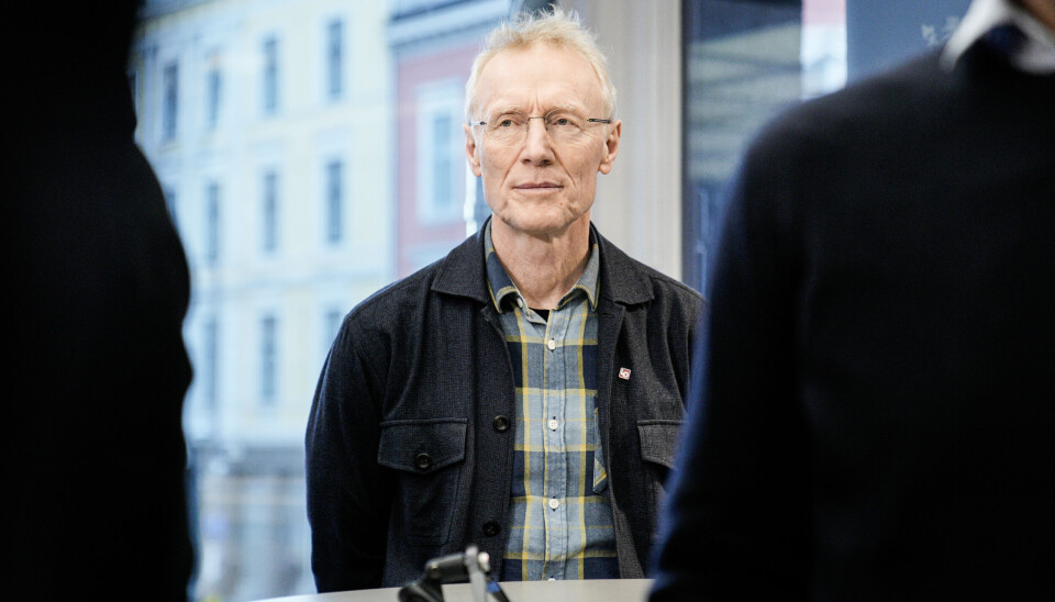 LO-nestleder, Steinar Krogstad, etter pressekonferansen om forhandlingene om ny avtale om inkluderende arbeidsliv (IA-avtale).
Foto: Stian Lysberg Solum / NTB