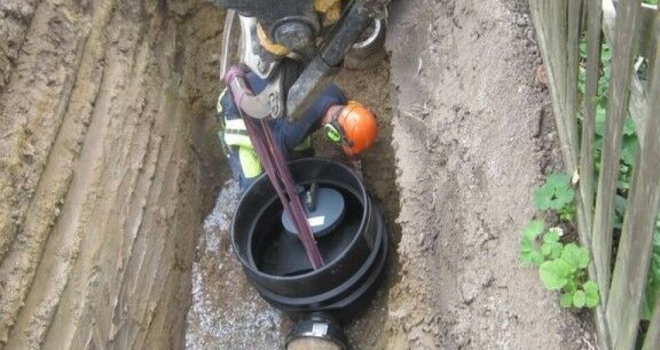 Slik kan en tilbakeslagsventil se ut. Foto: If