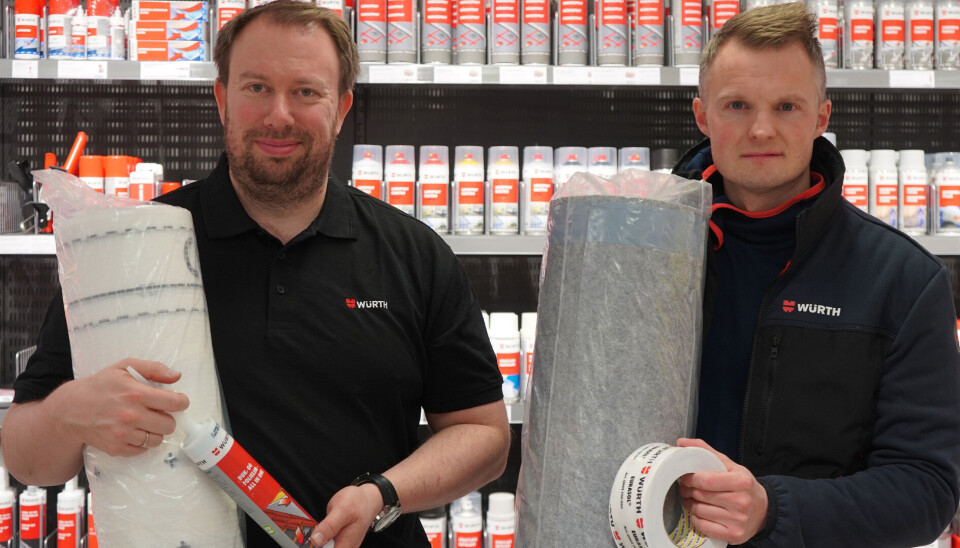 Kjedeleder Marius Hamborg (t.v.) og produktsjef Magnus Stensaas. Foto: Würth Kjedeleder Marius Hamborg (t.v.) og produktsjef Magnus Stensaas. Foto: Würth