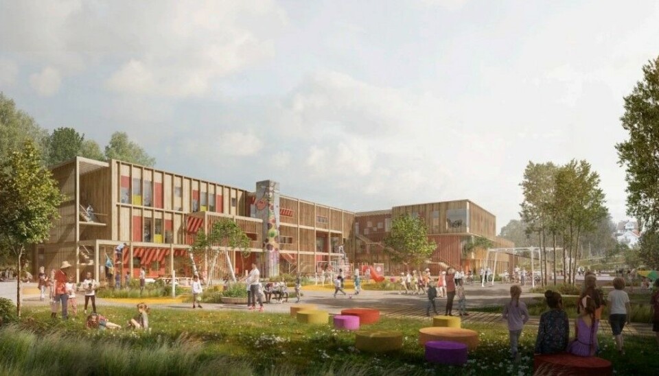 Skanska skal bygge Vesterøya skole. Ill. Hus Arkitekter Skanska skal bygge Vesterøya skole. Ill. Hus Arkitekter