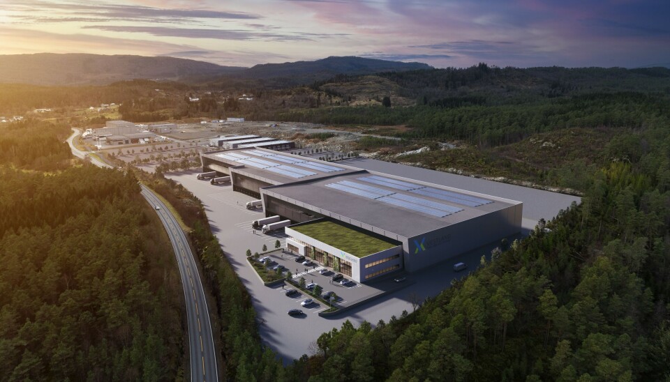 Næringsbygget skal bygges i Nordhordland Næringspark Eikangervåg i Alver Kommune.