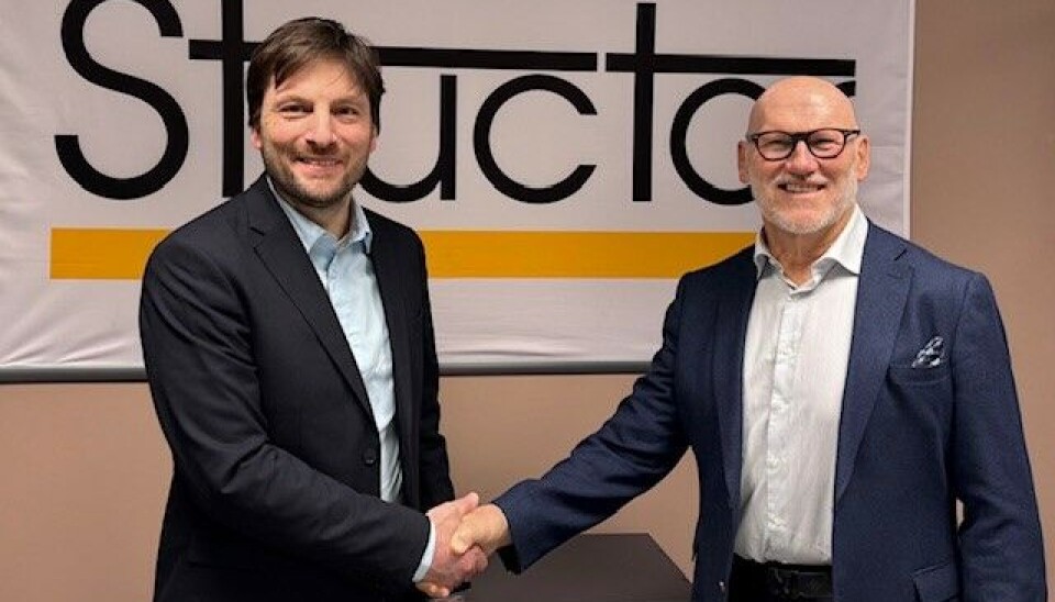 Martin Peremans og Jan Ove Holmen. Foto: Structor Martin Peremans og Jan Ove Holmen. Foto: Structor