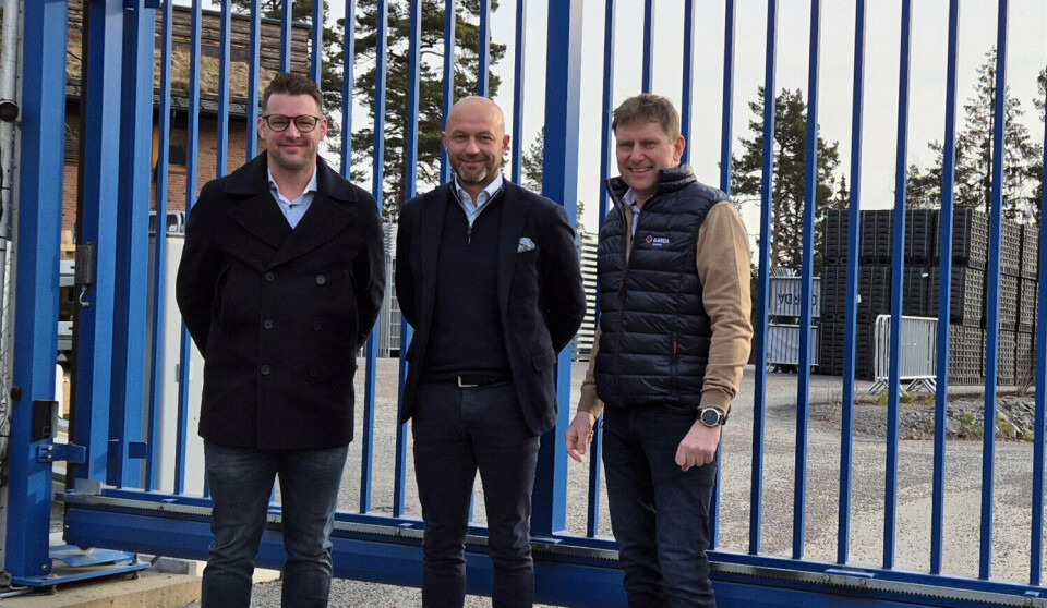 Eirik Erikstad (fra venstre), Kai Rostad Øvregard og Sturla Rooth. Foto: Garda Sikring