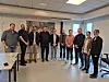 Fra venstre: Ole-Kristian Skinnes NCC, Jørund Thue NCC, Øystein Janssen Fredrikstad kommune, Lars Eivind Karlsen NCC, Dag Marius Andersen Fredrikstad kommune, Henrik Christian Manstad Fredrikstad kommune, Lars-Petter Larsen NCC, Mads Wilhelm Kristiansen Fredrikstad kommune, Elena Gotsevska Fredrikstad kommune, Camilla Bakke Fredrikstad kommune. Foto: NCC