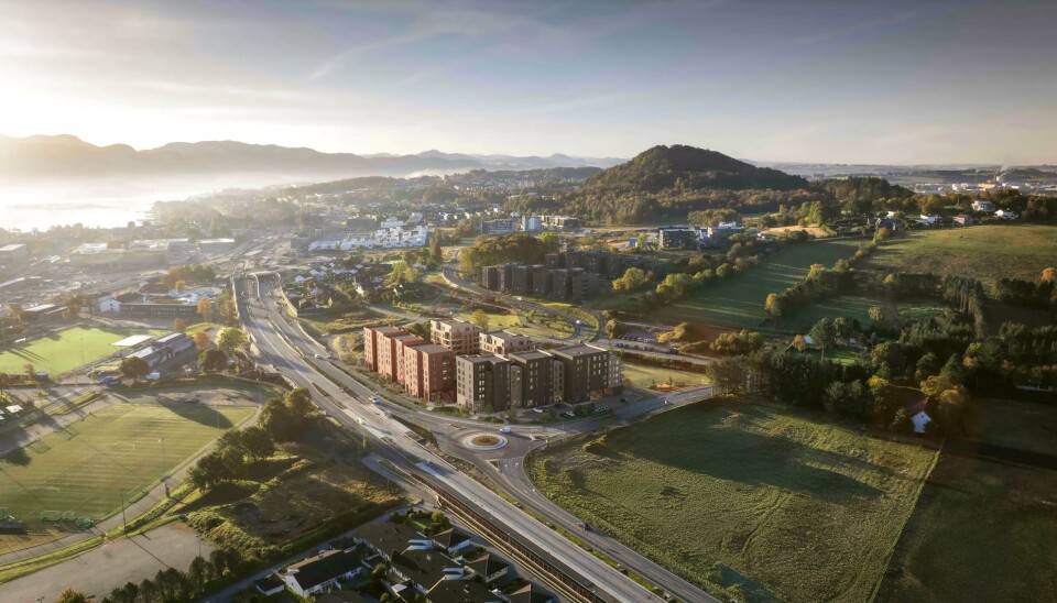 Jåtunparken omfatter 131 leiligheter fordelt på fire bygg. Prosjekteringen starter etter sommerferien, og byggestart er planlagt til årsskiftet.