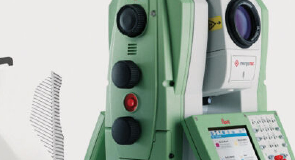 Leica Geomos Now brukes av rådgiverselskapet Anko for å ta ut data til presisjonsmåling ved prosjektet på Rikshospitalet. Foto: Anko