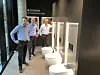 Geberit åpner nytt showroom i Lysgården i Trondheim. Fra venstre; Terje Ulseth, Svein Erik Eid og Christian Nordskag. Foto: Geberit
