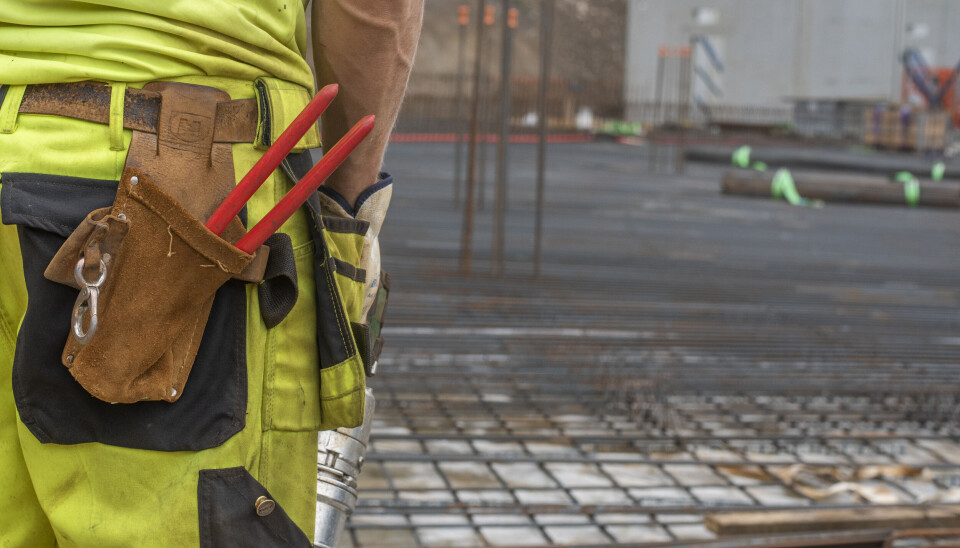Illustrasjonsfoto: Sindre Sverdrup Strand Arbeider, jernbinder, armering, konkurs