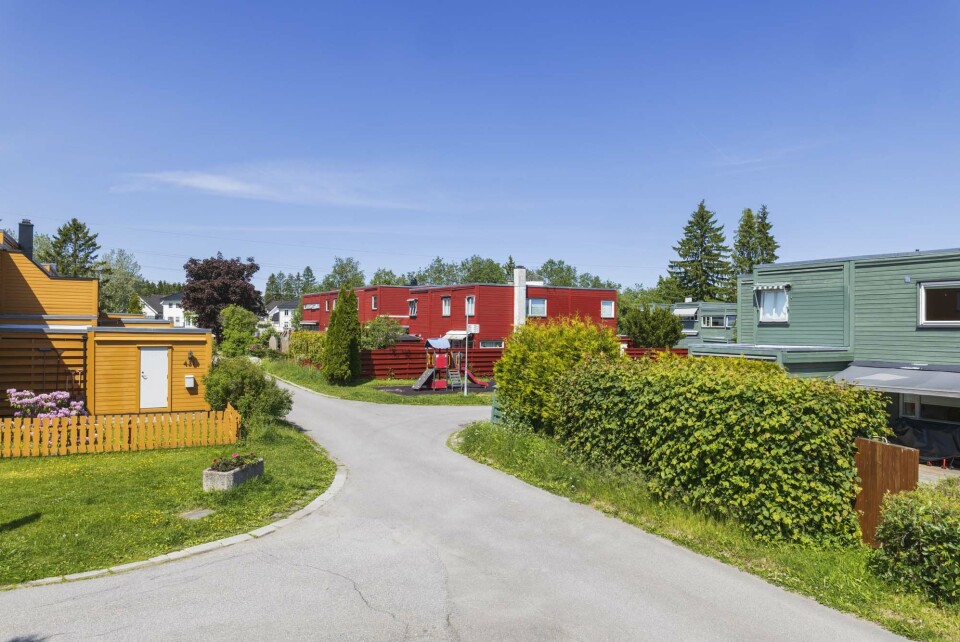 Skjettenbyen rekkehus (1970-1975). Foto: Thea Hermansen Skjettenbyen rekkehus (1970-1975). Foto: Thea Hermansen