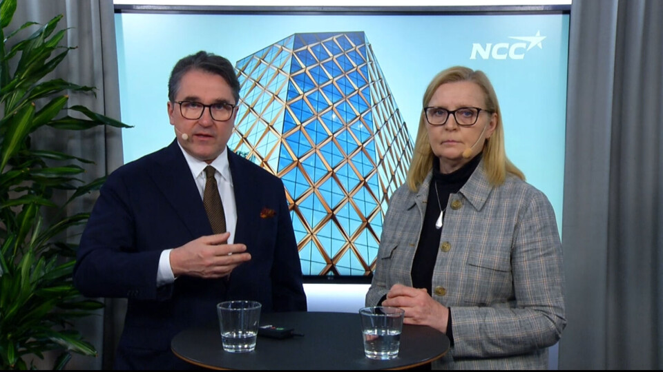 Konsernsjef Tomas Carlsson la frem tallene for fjerde kvartal 2022 og for året som helhet sammen med økonomidirektør Susanne Lithander tirsdag. Konsernsjef Tomas Carlsson la frem tallene for fjerde kvartal 2022 og for året som helhet sammen med økonomidirektør Susanne Lithander tirsdag.