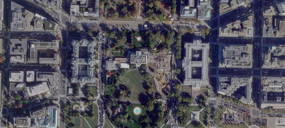 Hele østfløyen i Det hvite hus er revet for Trumps ballsal, viser satellittbilder