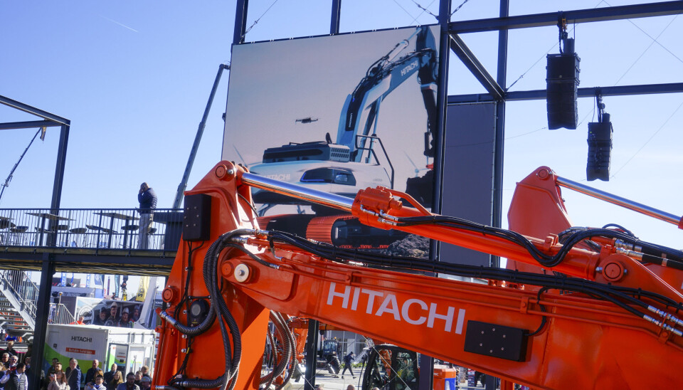 Hitachis anleggsmaskiner skal døpes om til Landcros. Foto: Hitachi