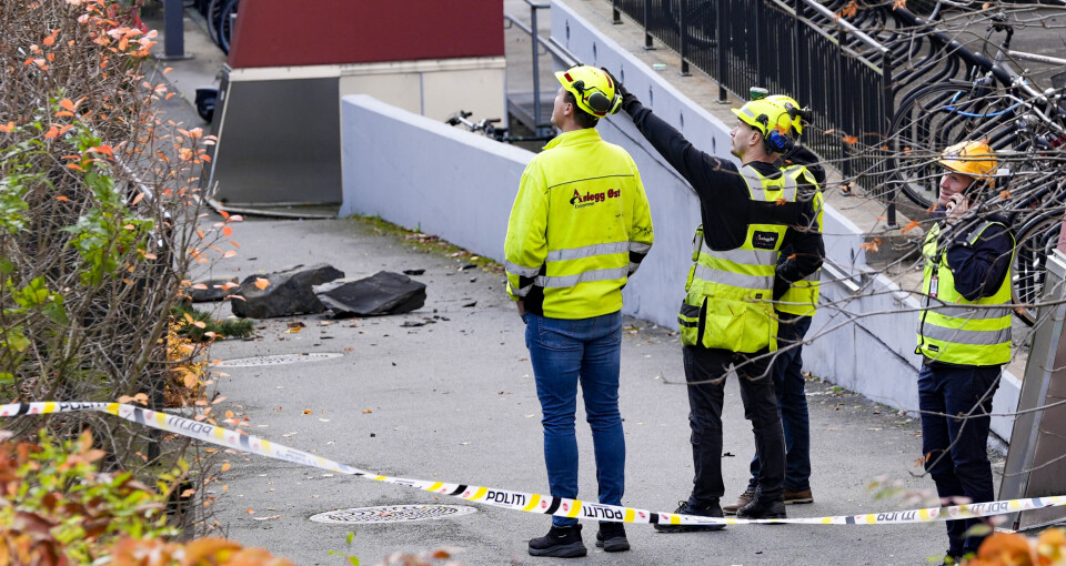 I gang med skredsikring på Carl Berner