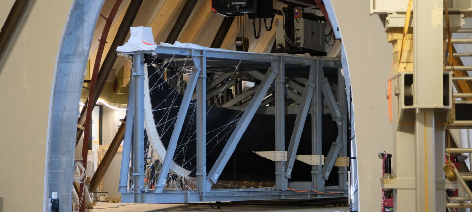 Her flyttes vikingskipet