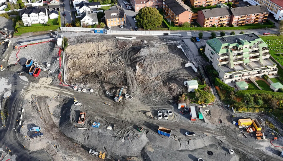 Neptune Network mener Bane Nor ikke har fulgt gjeldende retningslinjer for arbeid i kvikkleireområder i arbeidet med ny jernbane gjennom Moss sentrum, og har tatt Bane Nor til retten. Illustrasjonsfoto: Øystein Stavdal Paulsen, Bane Nor