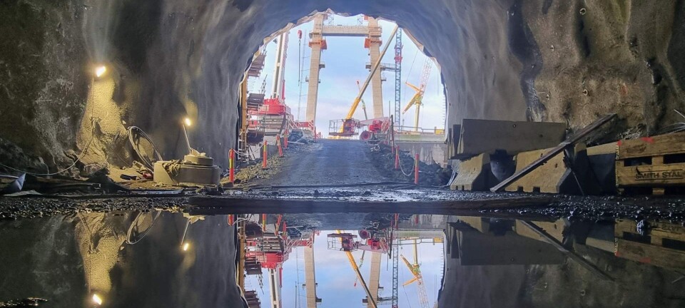 Gjennomslag i Drotningsviktunnelen