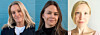 Ida Thorendahl (fra venstre), Jørgine Øverli Riise og Veronika Zaikina.