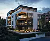 Villa Madserud består av syv selveierleiligheter. Ill. RIFT Arkitektur AS