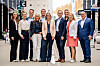 Det nye styret i RIF; Katrine Merkesdal Hall, Norconsult (fra venstre), Katrine Fjeldhus, WSP, Rasmus Nord, Sweco, Heidi Berg, Trimble Solutions Sandvika, Per Christian Randgaard, Asplan Viak, Kristin Olsson Augestad, Multiconsult, Egil Hogna, Norconsult, Sverre Heskestad, Prosjektil, Liv Kari Skudal Hansteen, RIF, og Marius Weydahl Berg, COWI. Camilla Amundsen fra Rambøll var ikke til stede da bildet ble tatt. Foto: RIF Nicolas Tourrenc / RIF