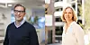 Styreleder i NHO Byggenæringen Eiendom og byutvikling Mathis Grimstad og konsernsjef i OBOS og styreleder Boligprodusentenes Forening Marianne Ebbesen.