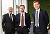 Aleksander Bergby Henriksen, Kenneth Helgesson og Anders Myhre. Foto: Bård William Rimfrost / Advokatfirmaet Hjort