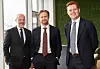 Aleksander Bergby Henriksen, Kenneth Helgesson og Anders Myhre. Foto: Bård William Rimfrost / Advokatfirmaet Hjort