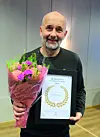 Norske Trevarers hederstegn 2026 gikk til Trond Hamran. Foto: Norske Trevarer
