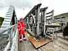 Petter Husby og kollegaene hans i Statens vegvesens bruberedskap kan montere en midlertidig bru i løpet av alt fra to timer til to uker.