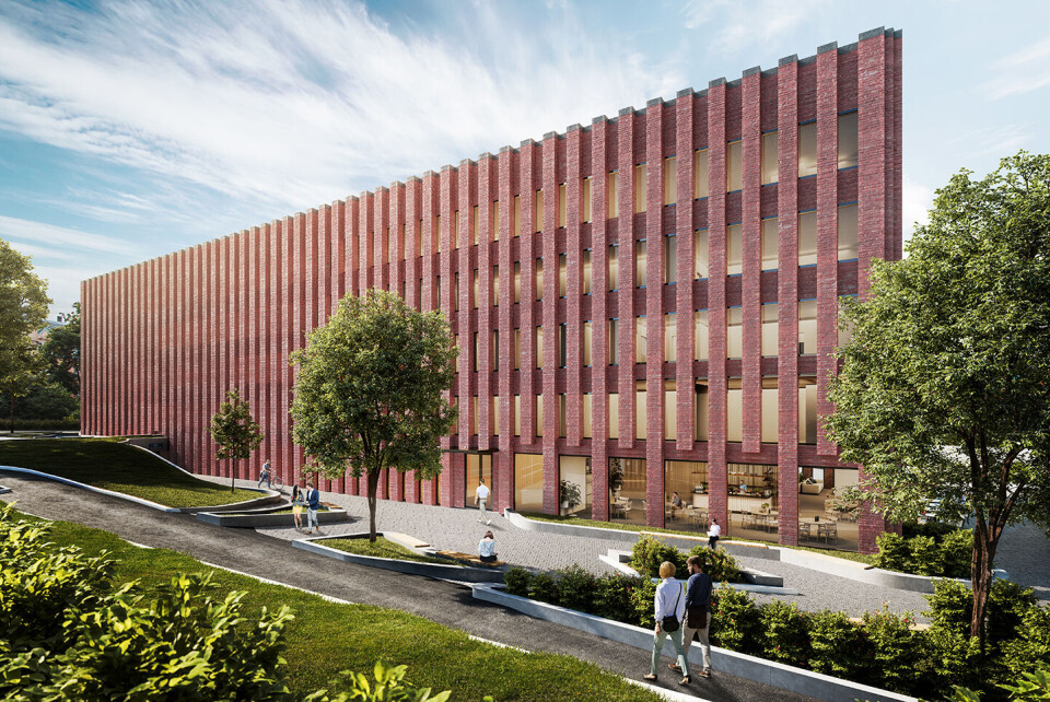 Kongens gate 87 i Trondheim totalrehabiliteres. Microsoft er på plass som første leietaker, og prosjektet kan dermed starte opp. Illustrasjon: Norconsult