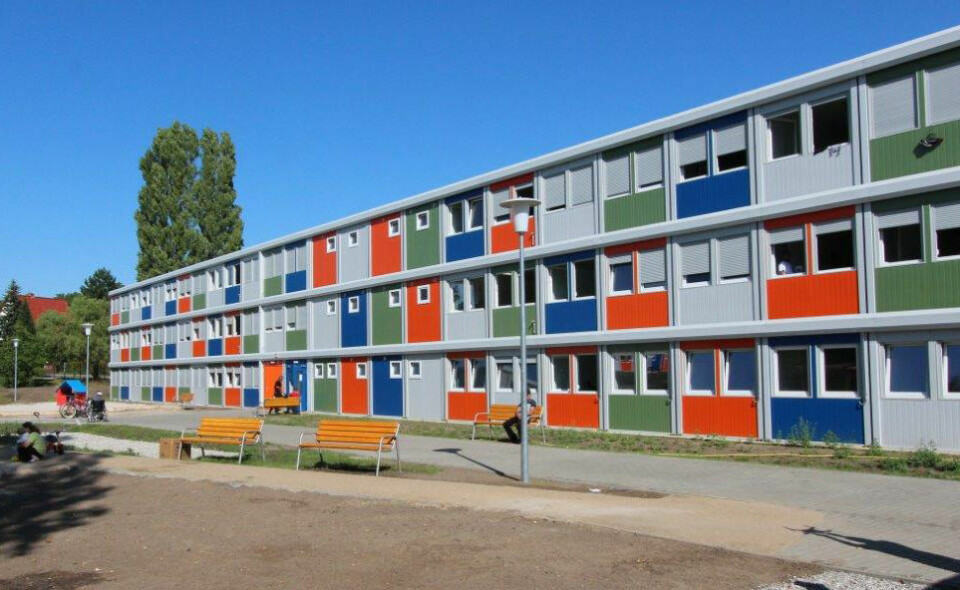 SLik kan XL Containers asylmottak bli seende ut.