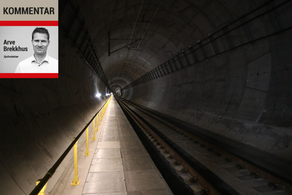 Det trengs en bred gjennomgang av hele Follobaneprosjektet Foto: Frode Aga