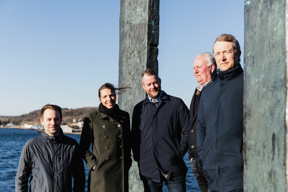 Fra venstre: Odd Henning Abrahamsen, Ingrid Gabrielsen Klokk, Anders Bergman, Jørn Einar Berg og Svein Ove Svendsen. Fra venstre: Odd Henning Abrahamsen, Ingrid Gabrielsen Klokk, Anders Bergman, Jørn Einar Berg og Svein Ove Svendsen. Foto: Ragnhild Heggem Fagerheim
