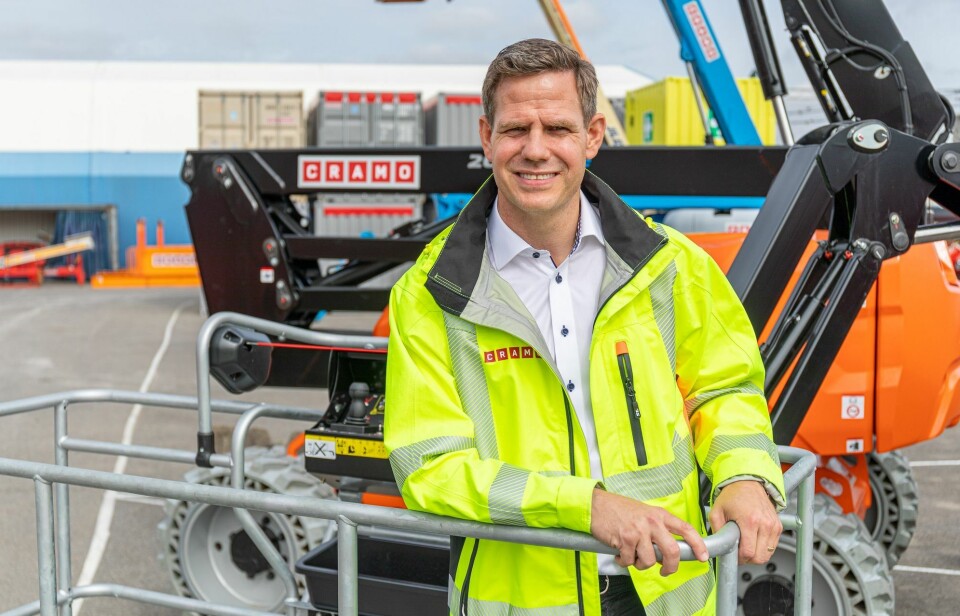 Administrerende direktør i Cramo Norge, Thomas Astrup. Administrerende direktør i Cramo Norge, Thomas Astrup.