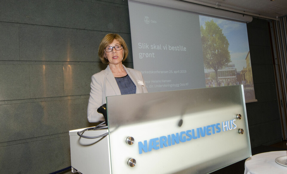 Administrerende direktør i Undervisningsbygg Oslo KF, Rigmor Helene Hansen. Foto: Sindre Sverdrup Strand