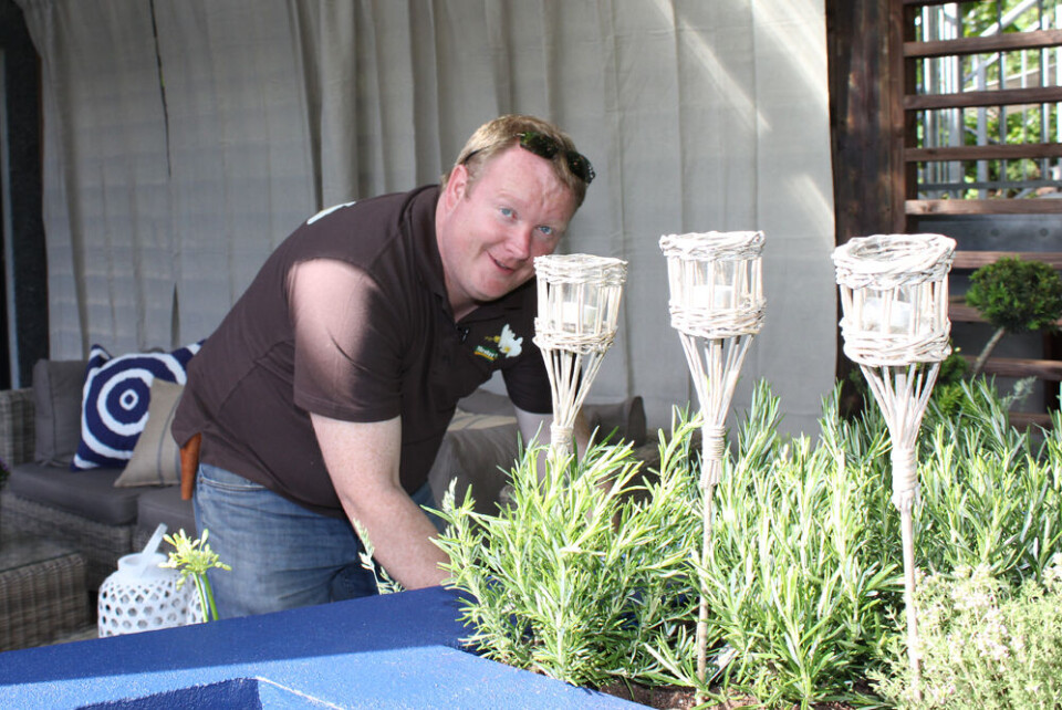 SPEED-DATE: Trenger du tips og råd om hvordan du skal planlegge ditt eget uteområde? Du kan bli en av 12 heldige som vinner et møte med Darren Saines på Hagemessen. (