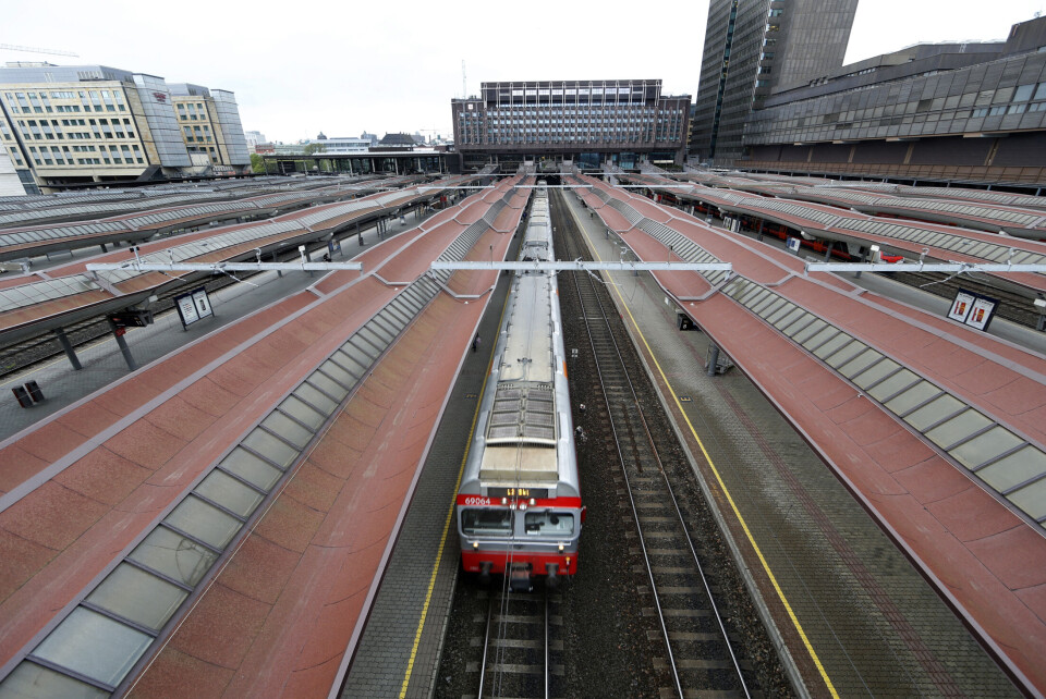 Nødmelding fra tog førte til stans på Oslo S