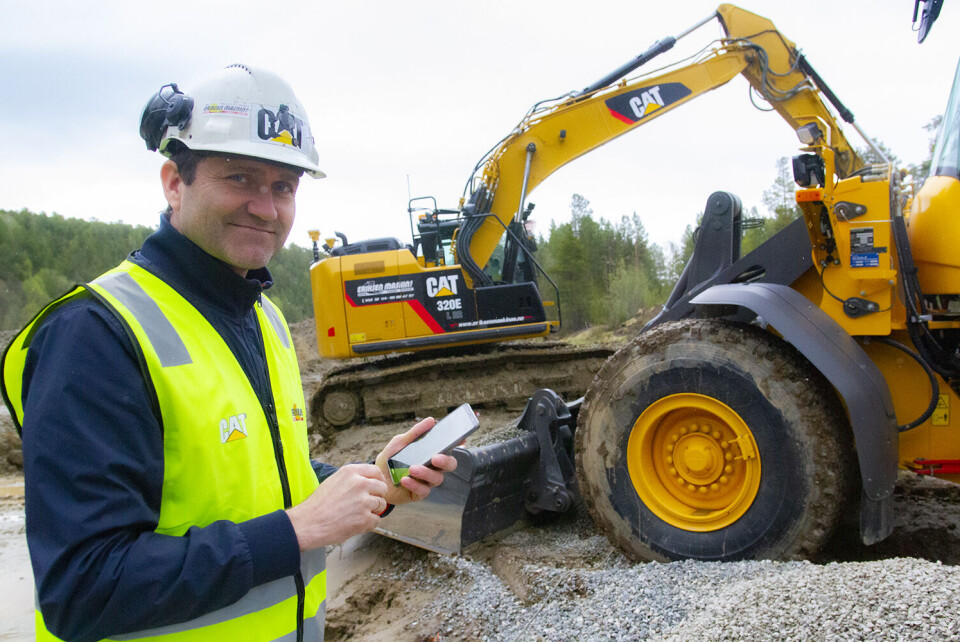 Salgssjef i SmartDok, Per Tore Hansen gleder seg sammen med mange i bygge- og anleggsbransjen, som nå kan har et komplett HMS-system tilgjengelig via mobil. Klikk for større versjon
