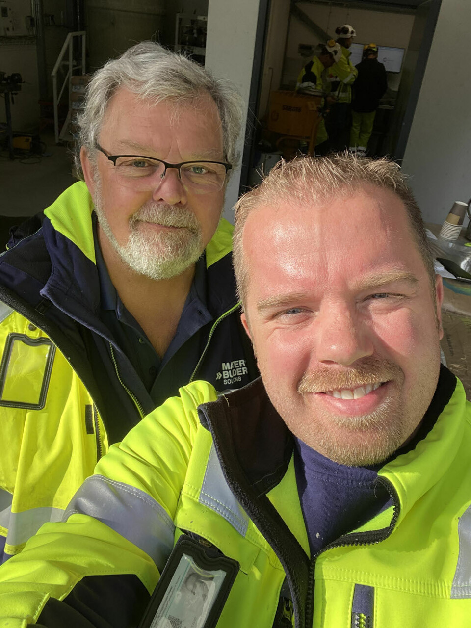 Sondre Pekeberg og Sveinar Myklebust. Klikk for større versjon Sondre Pekeberg og Sveinar Myklebust.