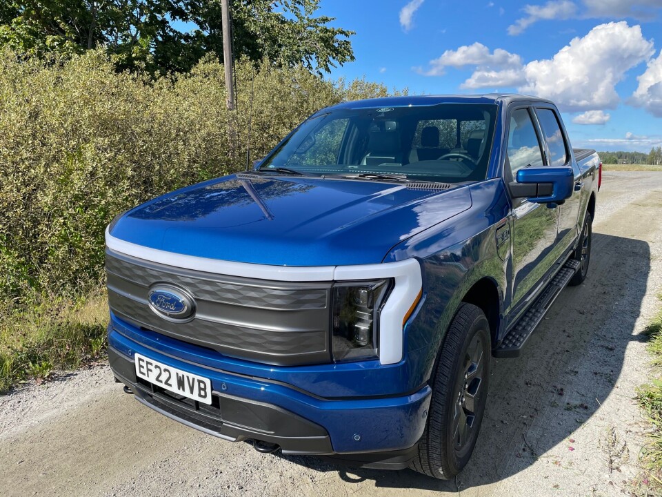 LUKSUS PICKUP. Ford F-150 Lightning er en elpickup det oser luksus og krefter av.Truls Tunmo LUKSUS PICKUP. Ford F-150 Lightning er en elpickup det oser luksus og krefter av.