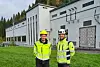 Swecos prosjektleder Arild Høydal (til venstre) og Statkrafts prosjektleder Torgeir Nørbech. Foto: Sweco
