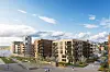 Sjøparken ved Kaldnes Brygge i Tønsberg, består av 103 leiligheter fordelt på fire bygg.