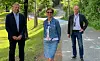 Asle Randen (f.v.), Rannveig Ravnanger Lande og Ole Henrik Ystehede. Foto: EBA