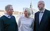 Programdirektør Even Stenvaag Leira (f.v.), ny salgs- og markedsdirektør Liv Anne Drangsland Holst og daglig leder Øystein Ringen-Vatnedalen. Foto: Senter for eiendomsfag