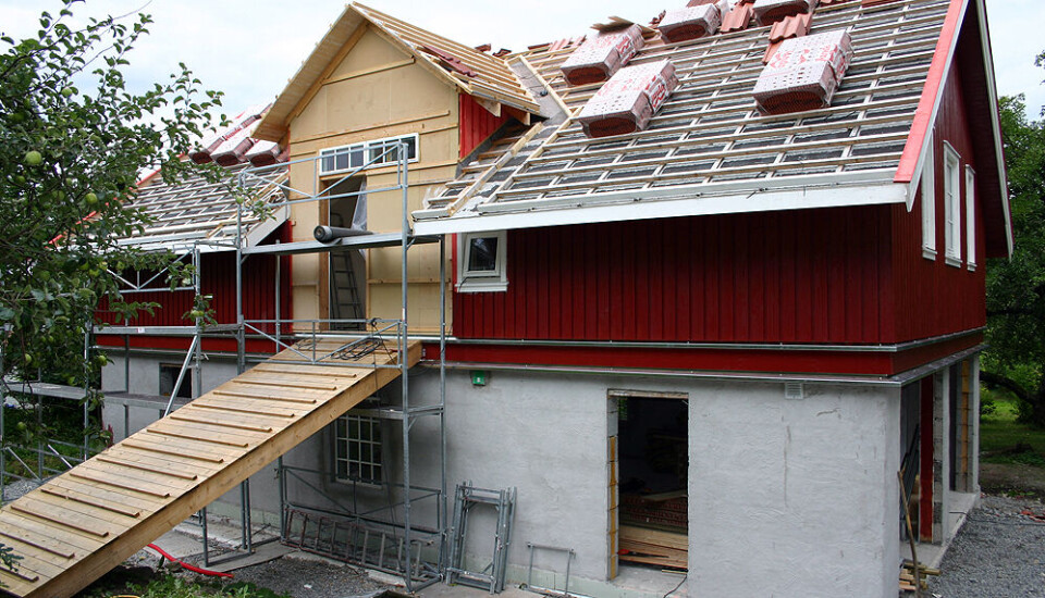 Boligbyggingen øker jevnt