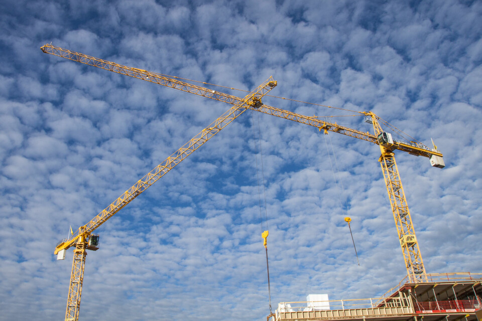 Liten endring i byggekostnadene