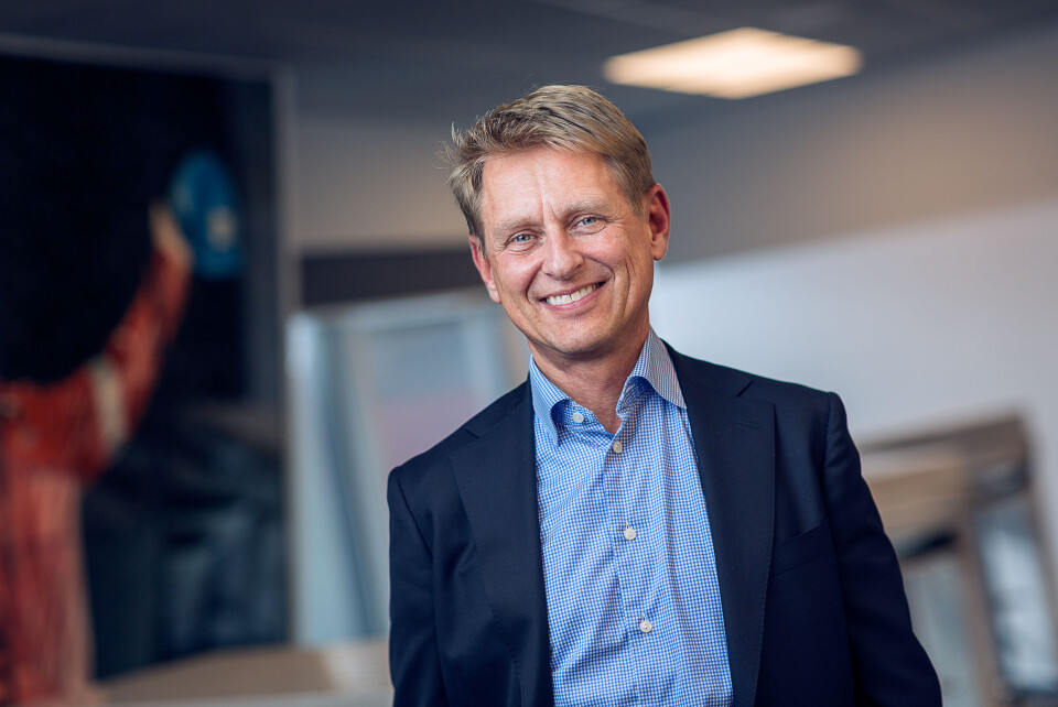 Administrerende direktør Bjørnar Gulliksen i . Administrerende direktør Bjørnar Gulliksen i Isola. Foto: Isola